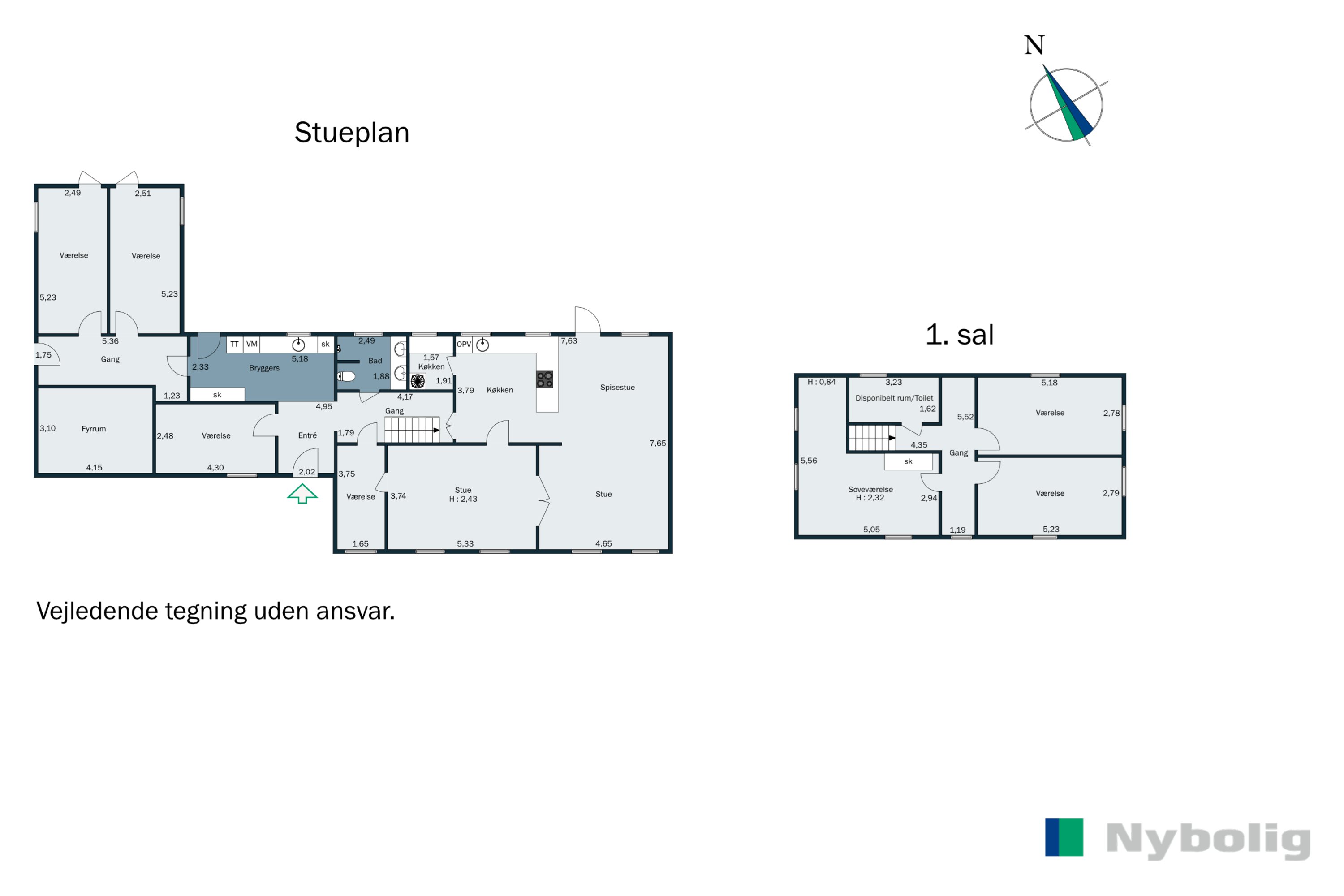 Plantegninger billede af Hadrupvej 4, 8350 Hundslund