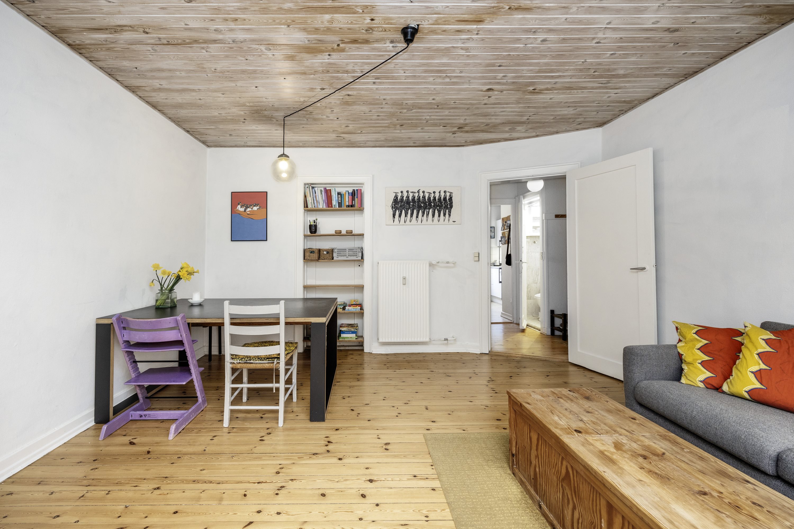 Fremhævet stue billede i fuldskærmstilstand. Billede af Landfogedvej 7, 1. tv., 2400 København NV