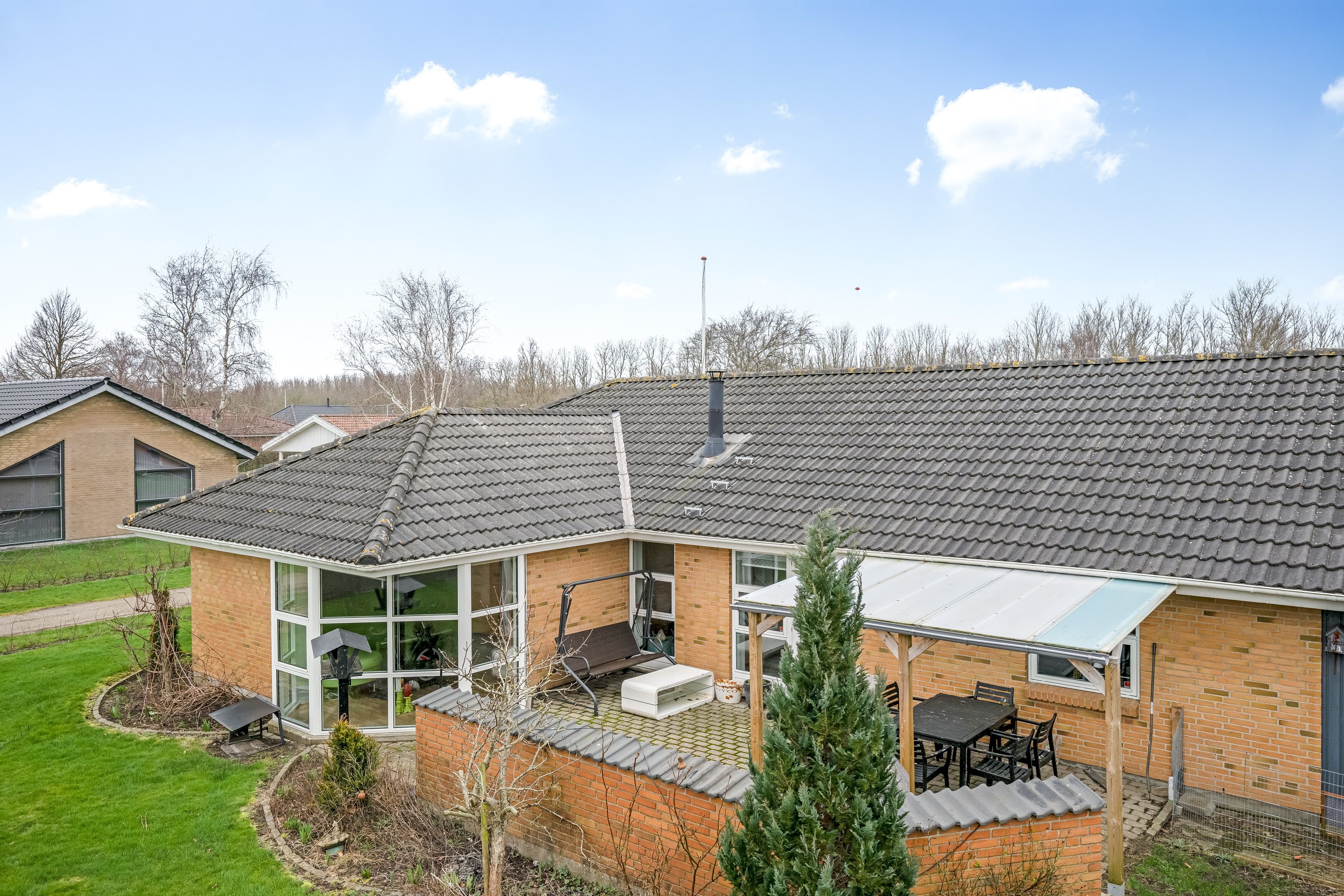 Fremhævet terrasse billede i fuldskærmstilstand. Billede af Tved 119, 6270 Tønder