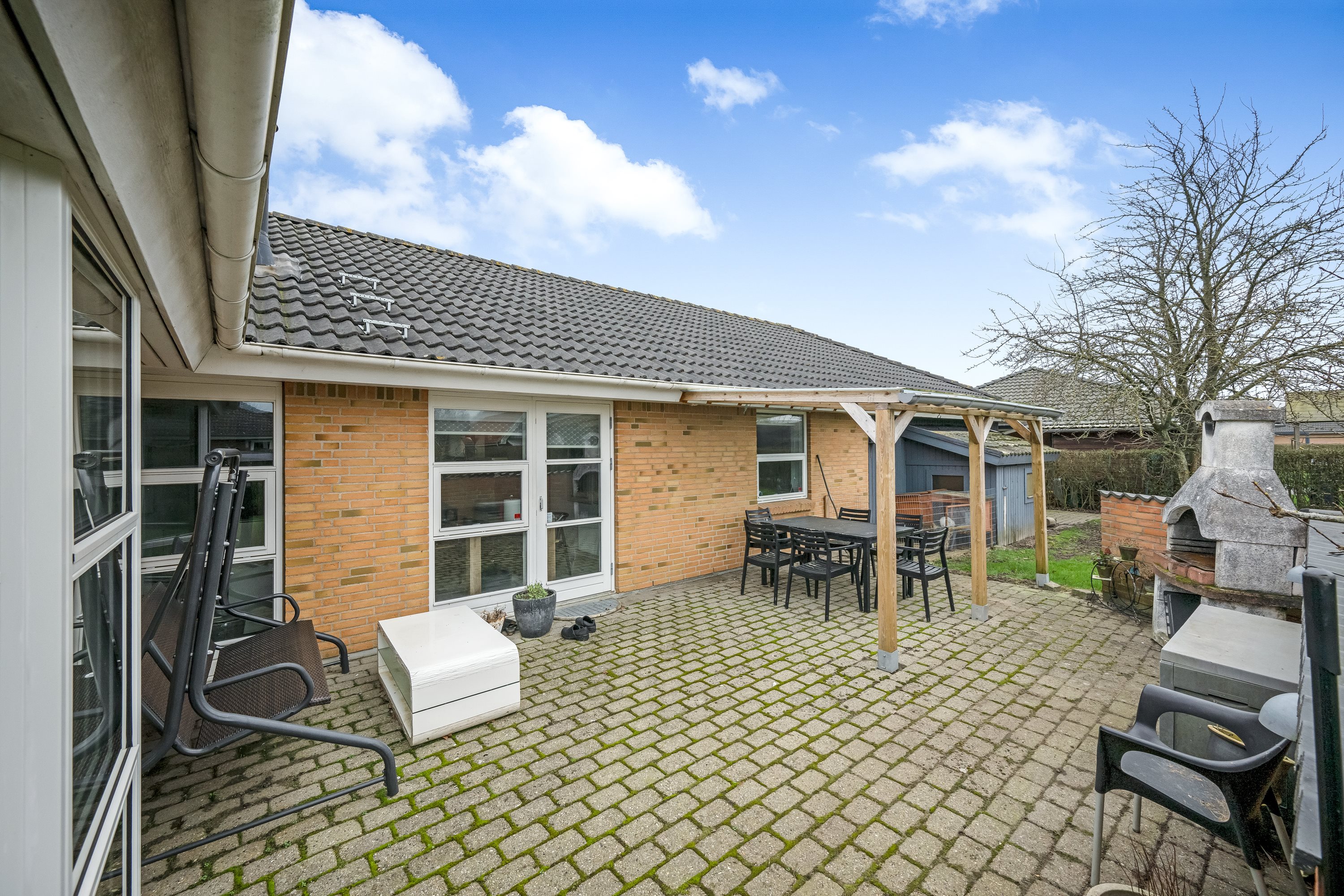 Fremhævet terrasse billede i fuldskærmstilstand. Billede af Tved 119, 6270 Tønder