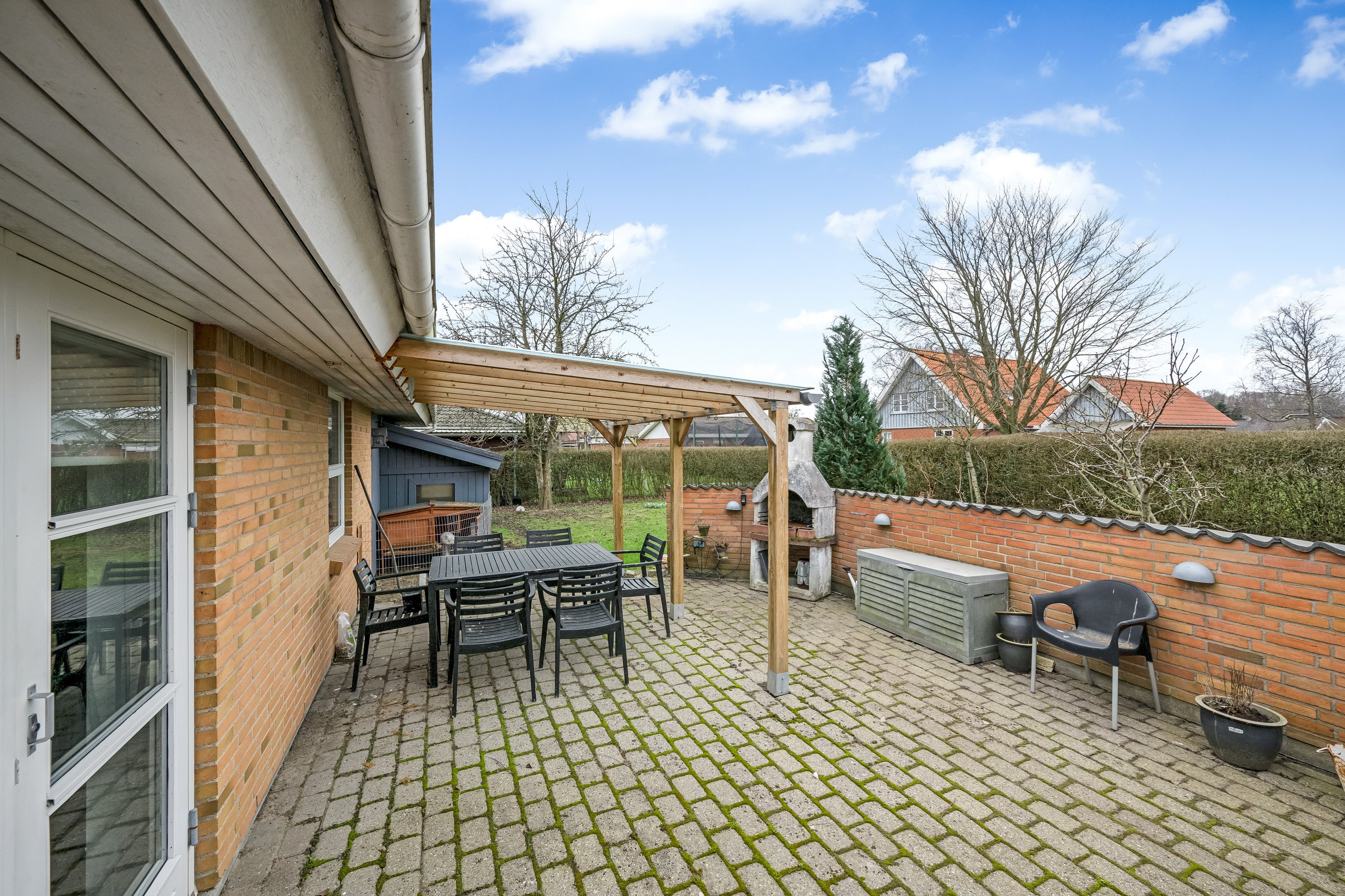 Fremhævet terrasse billede i fuldskærmstilstand. Billede af Tved 119, 6270 Tønder