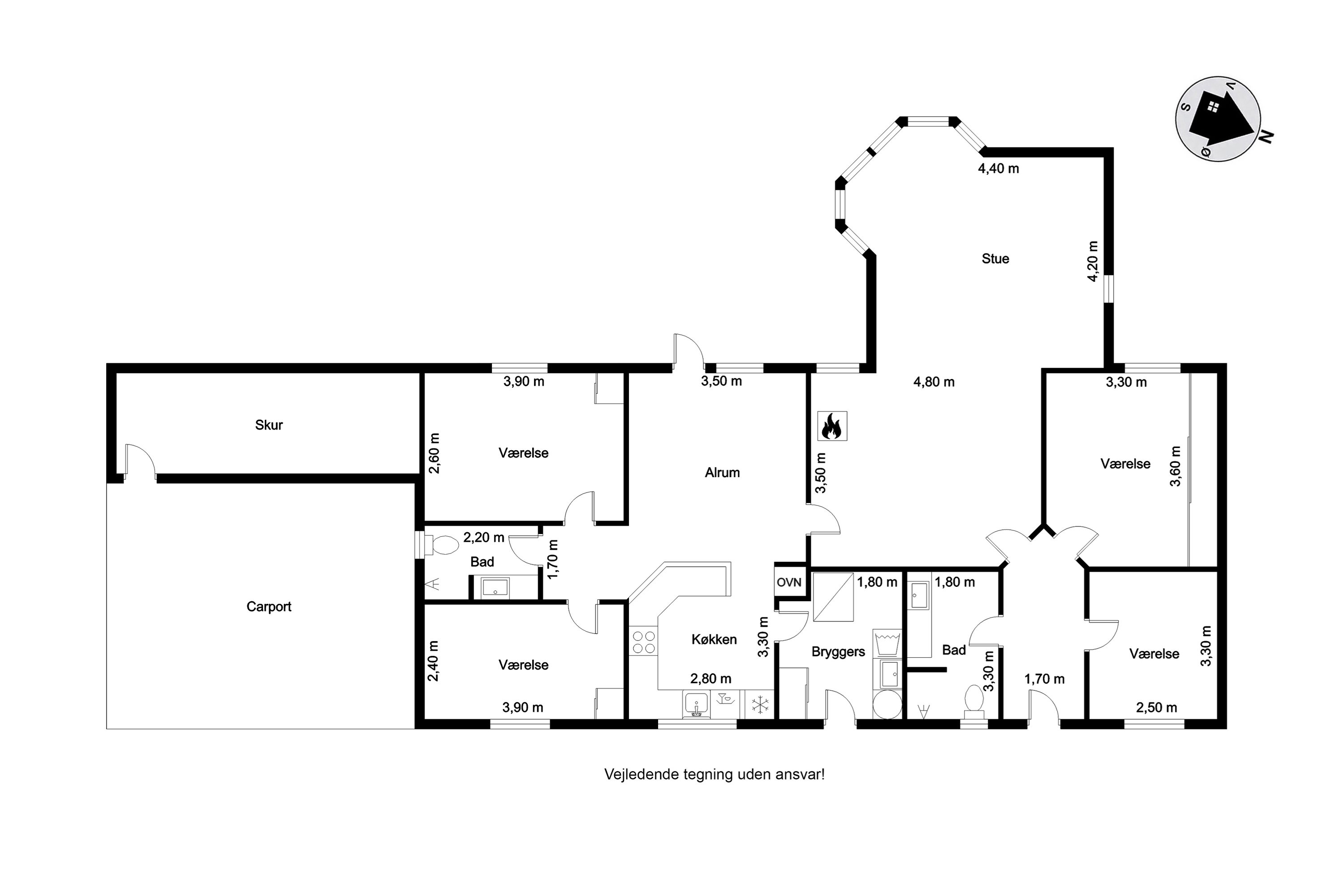 Plantegninger billede af Tved 119, 6270 Tønder