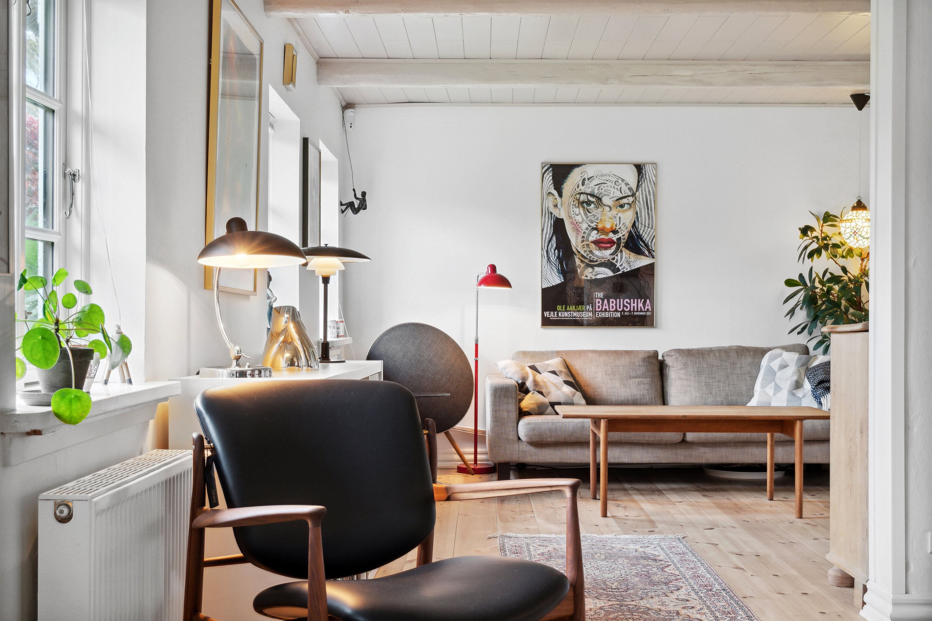 Fremhævet stue billede i fuldskærmstilstand. Billede af Lillegade 24, 4070 Kirke Hyllinge