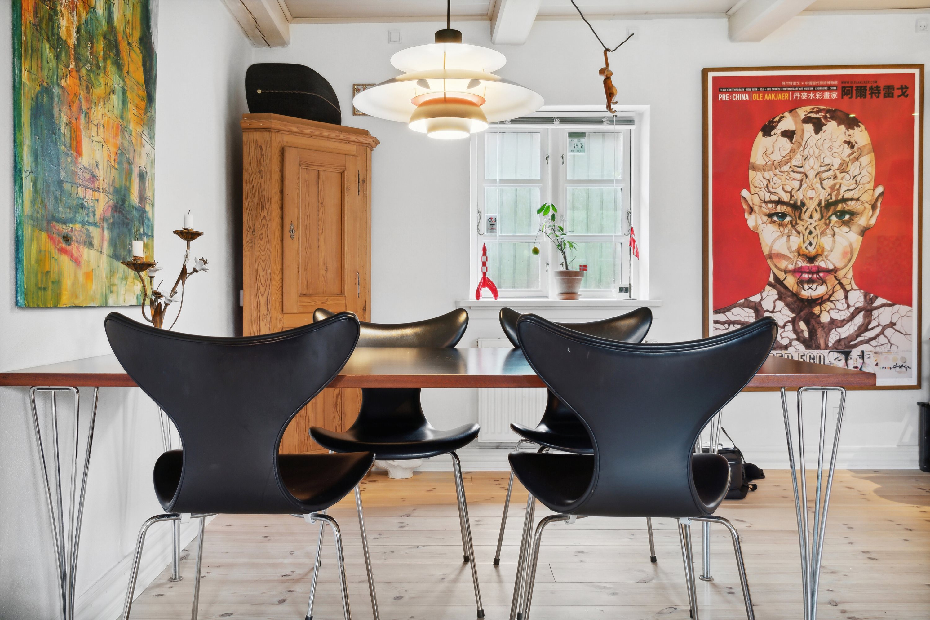 Fremhævet spisestue billede i fuldskærmstilstand. Billede af Lillegade 24, 4070 Kirke Hyllinge