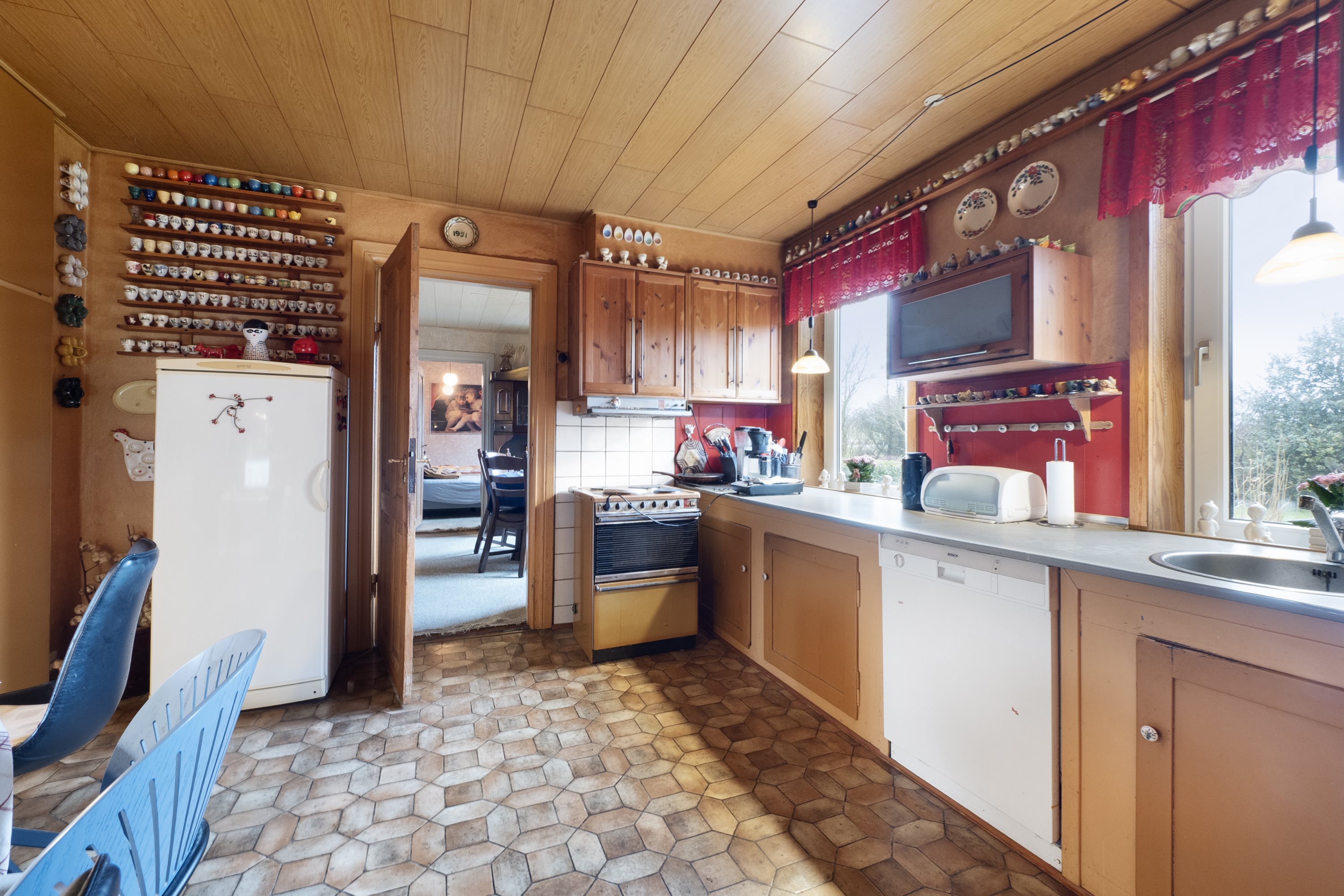 Fremhævet køkken billede i fuldskærmstilstand. Billede af Klitmøllervej 35, Øster Vandet, 7700 Thisted