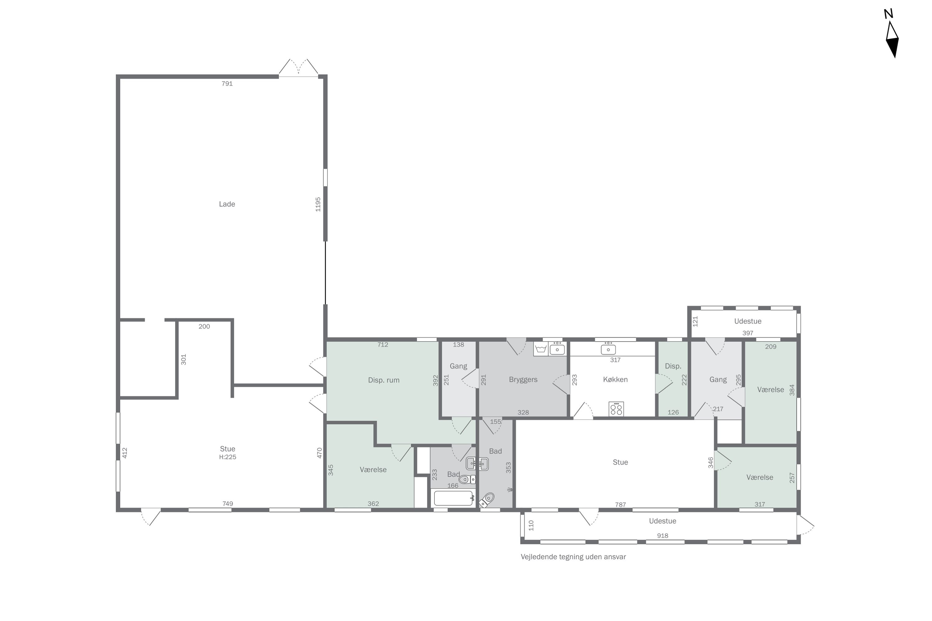 Plantegninger billede af Dalvej 5, Kobberø, 7760 Hurup Thy