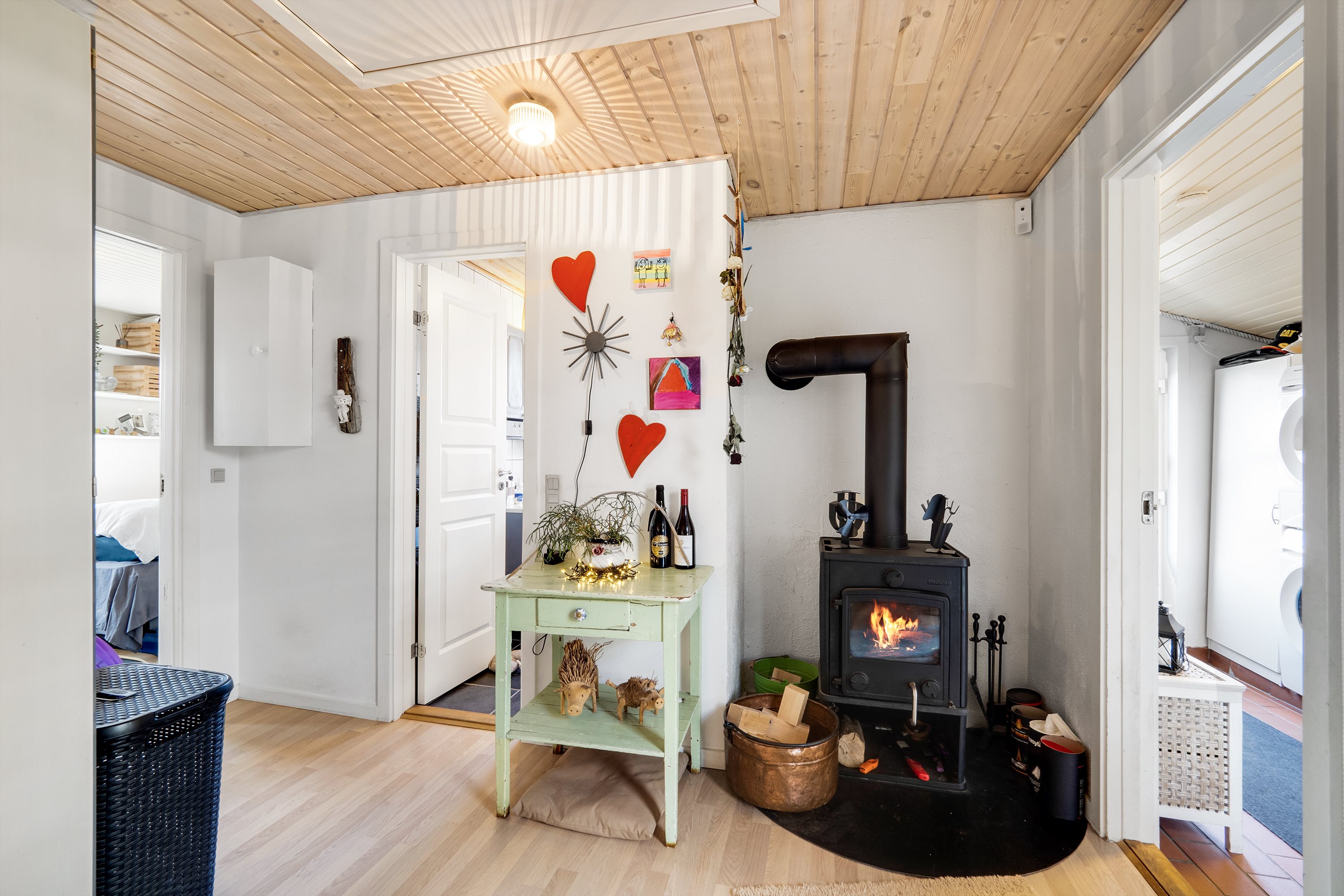 Fremhævet stue billede i fuldskærmstilstand. Billede af Trehøjevej 5, Ø Hvidbjerg, 7970 Redsted M