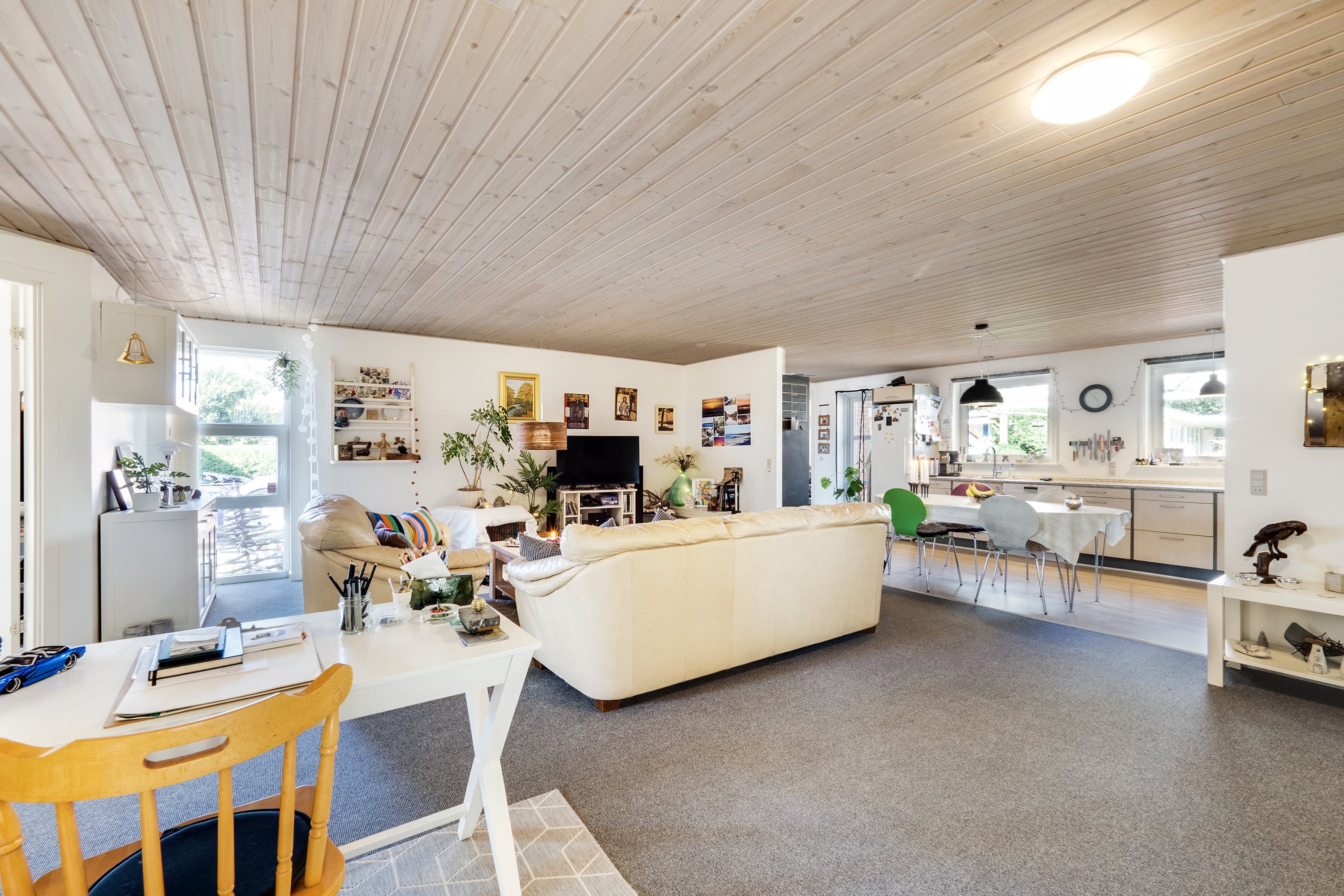 Fremhævet stue billede i fuldskærmstilstand. Billede af Trehøjevej 5, Ø Hvidbjerg, 7970 Redsted M