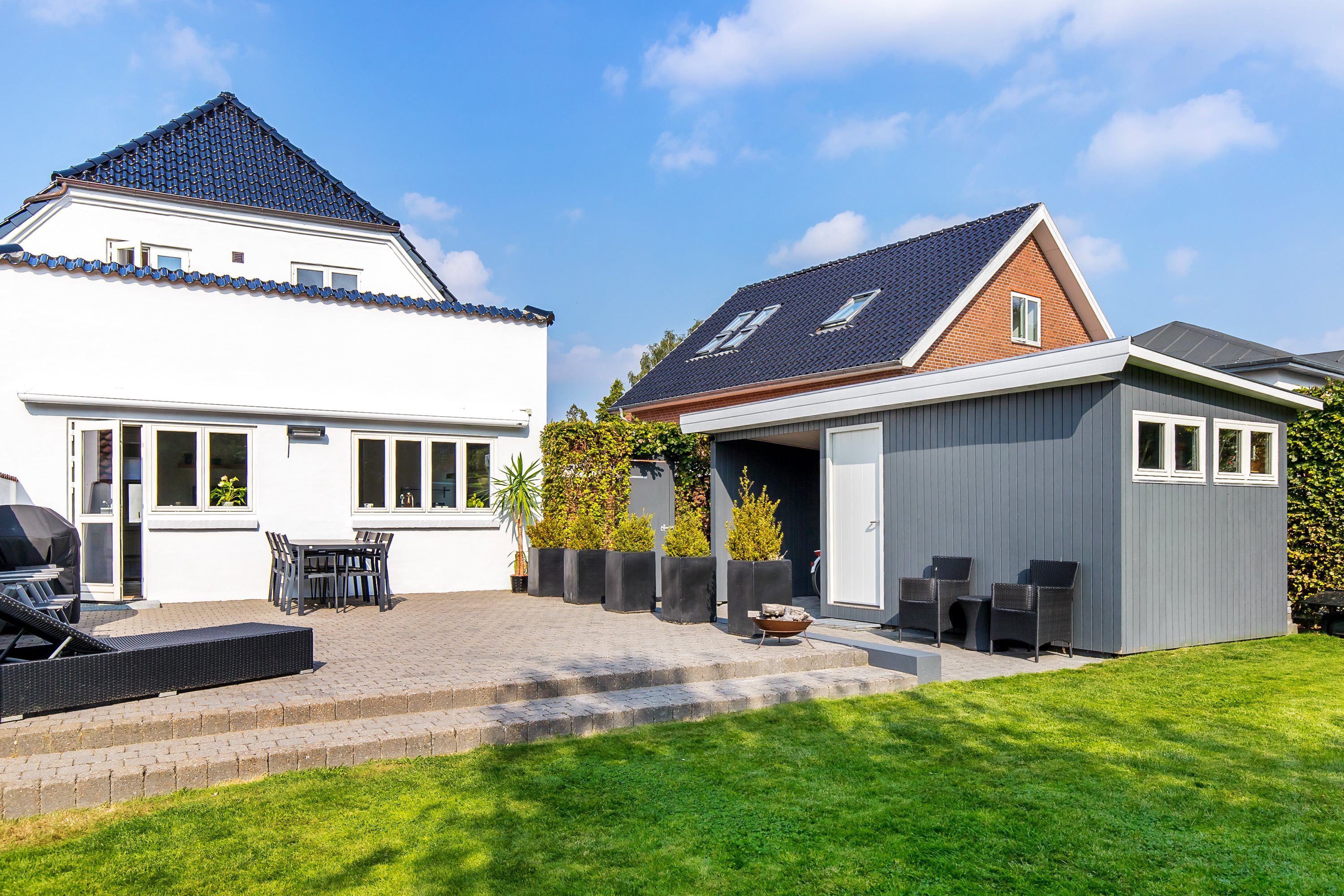 Fremhævet terrasse billede i fuldskærmstilstand. Billede af Solvang 13, 6000 Kolding