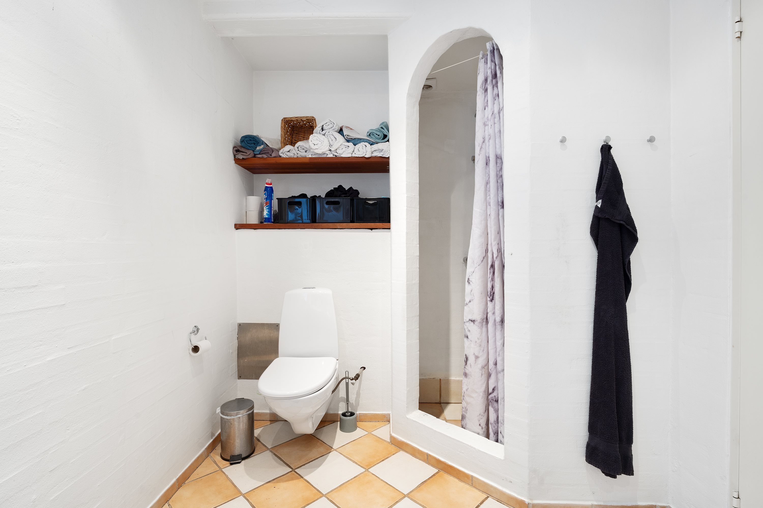 Fremhævet badeværelse billede i fuldskærmstilstand. Billede af Nedre Vej 82, Albæk, 8930 Randers NØ