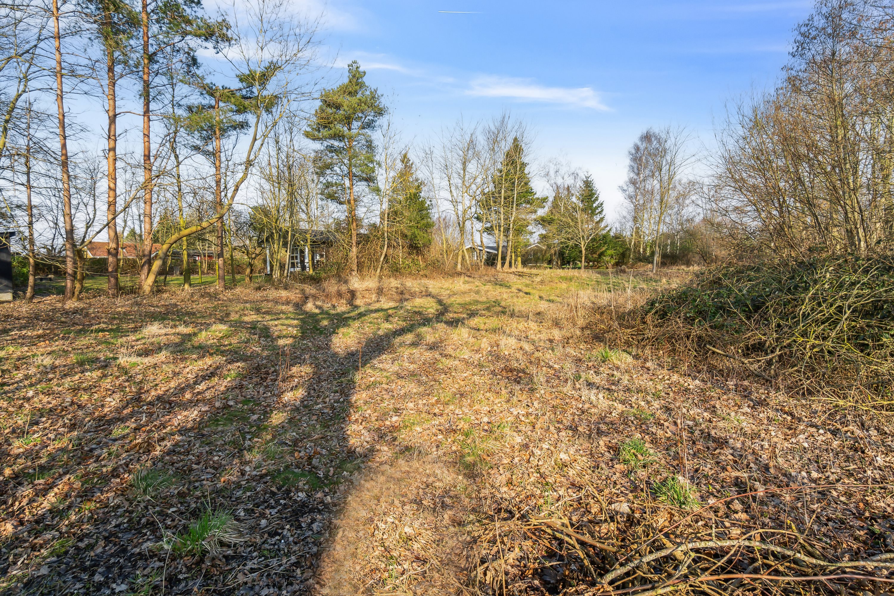 Fremhævet set fra haven billede i fuldskærmstilstand. Billede af Ørnevej 18, Bønsvig Str, 4720 Præstø