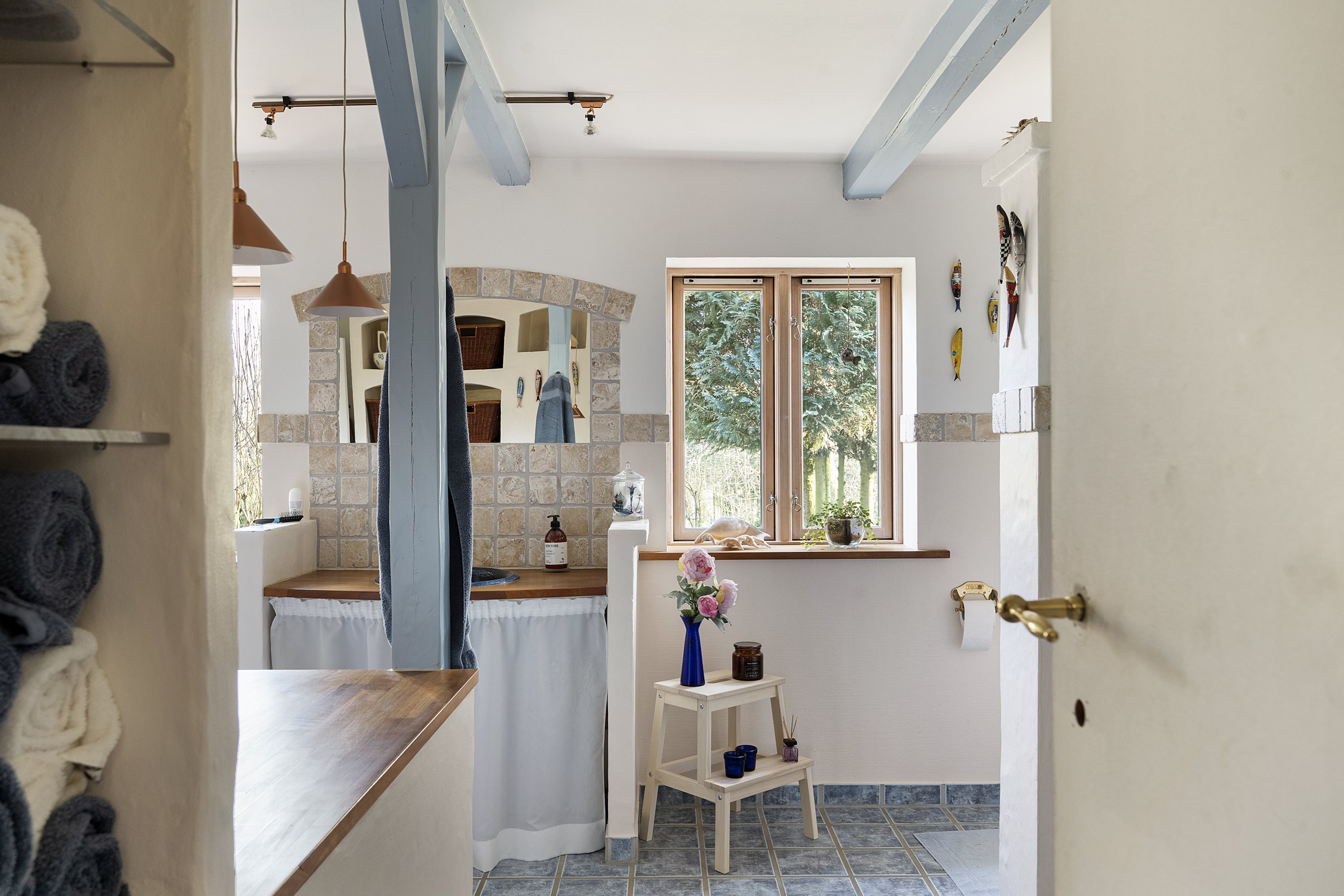 Fremhævet badeværelse billede i fuldskærmstilstand. Billede af Trangetvej 715, 9740 Jerslev J