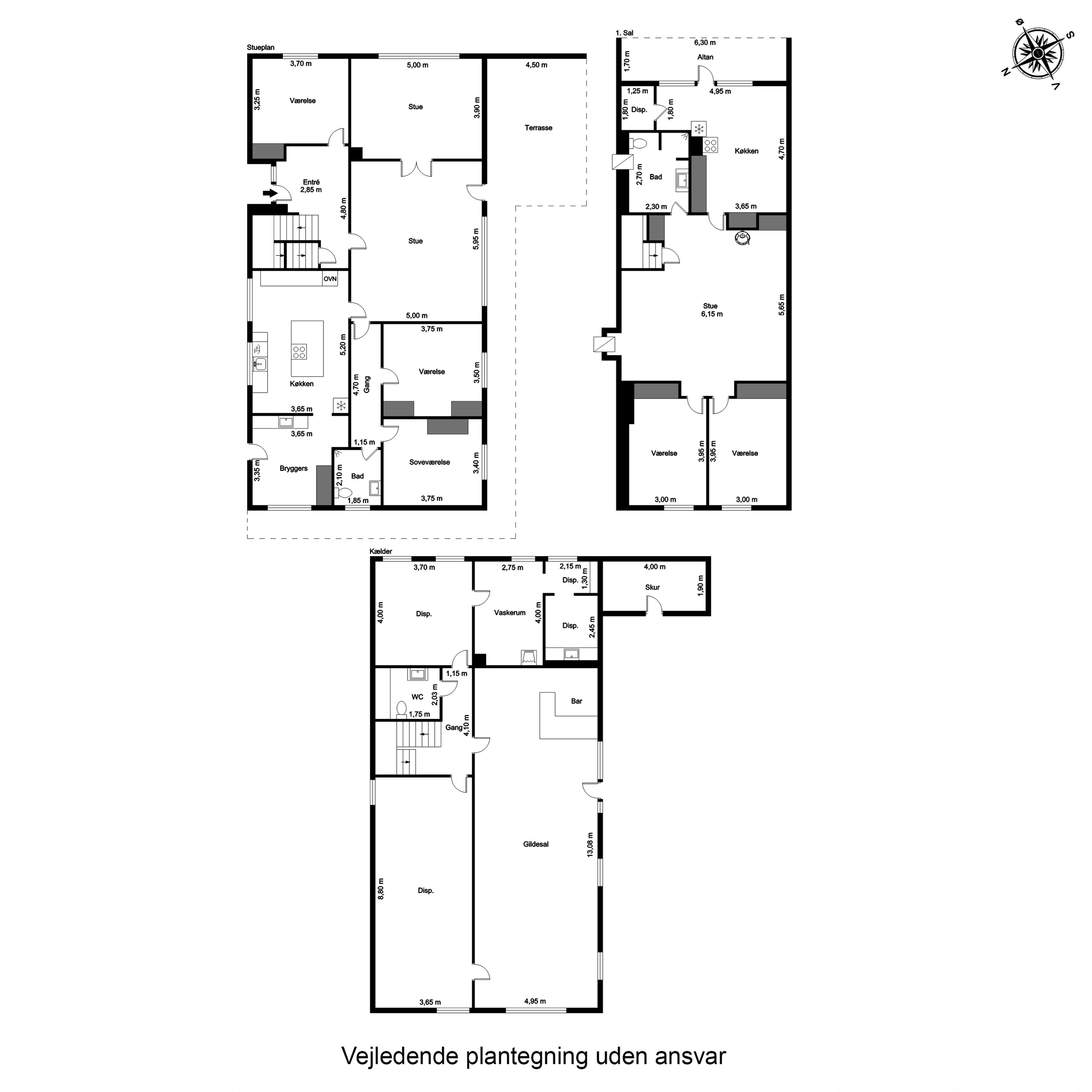 Plantegninger billede af Kastaniely 11, 5690 Tommerup