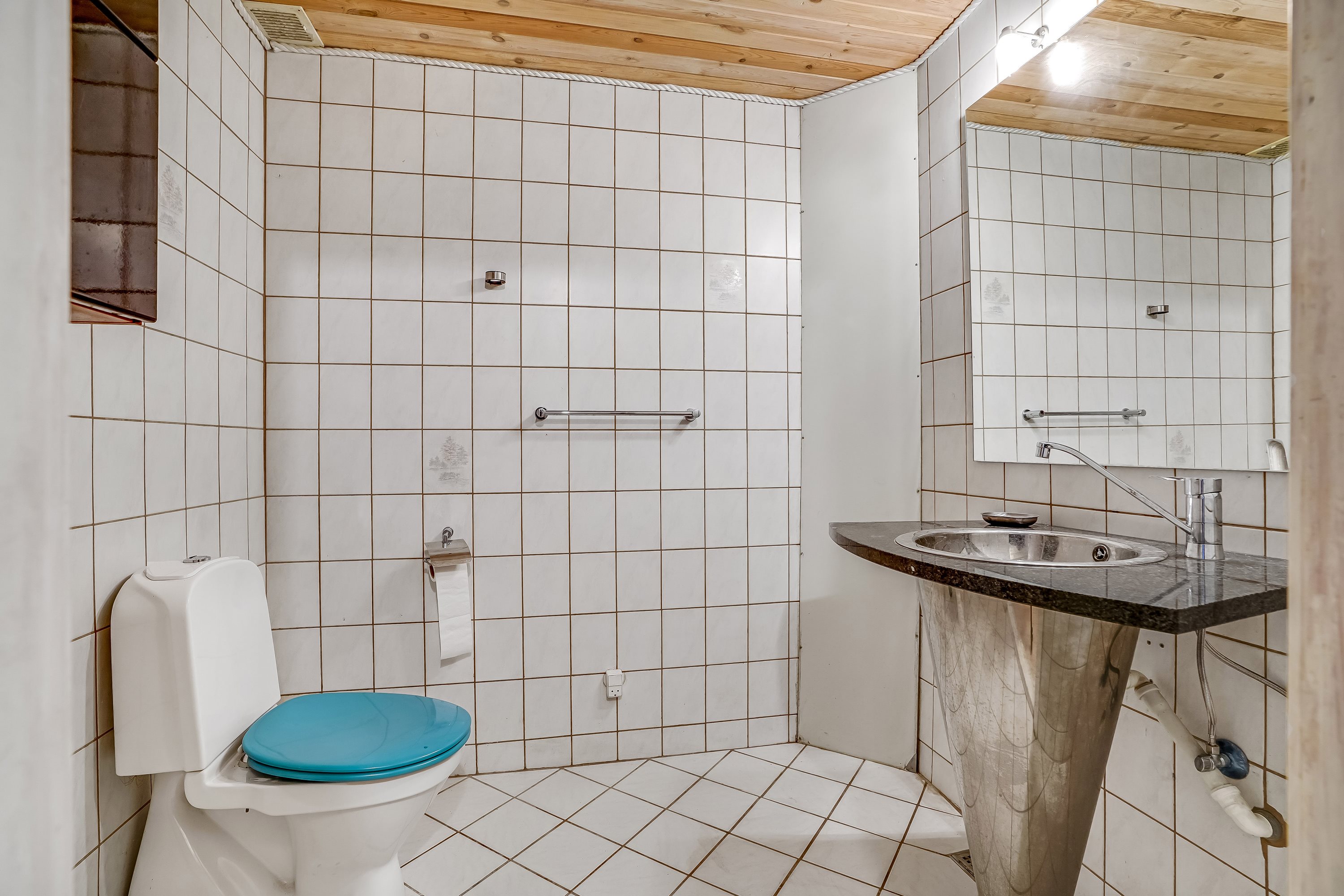 Fremhævet toilet billede i fuldskærmstilstand. Billede af Kastaniely 11, 5690 Tommerup