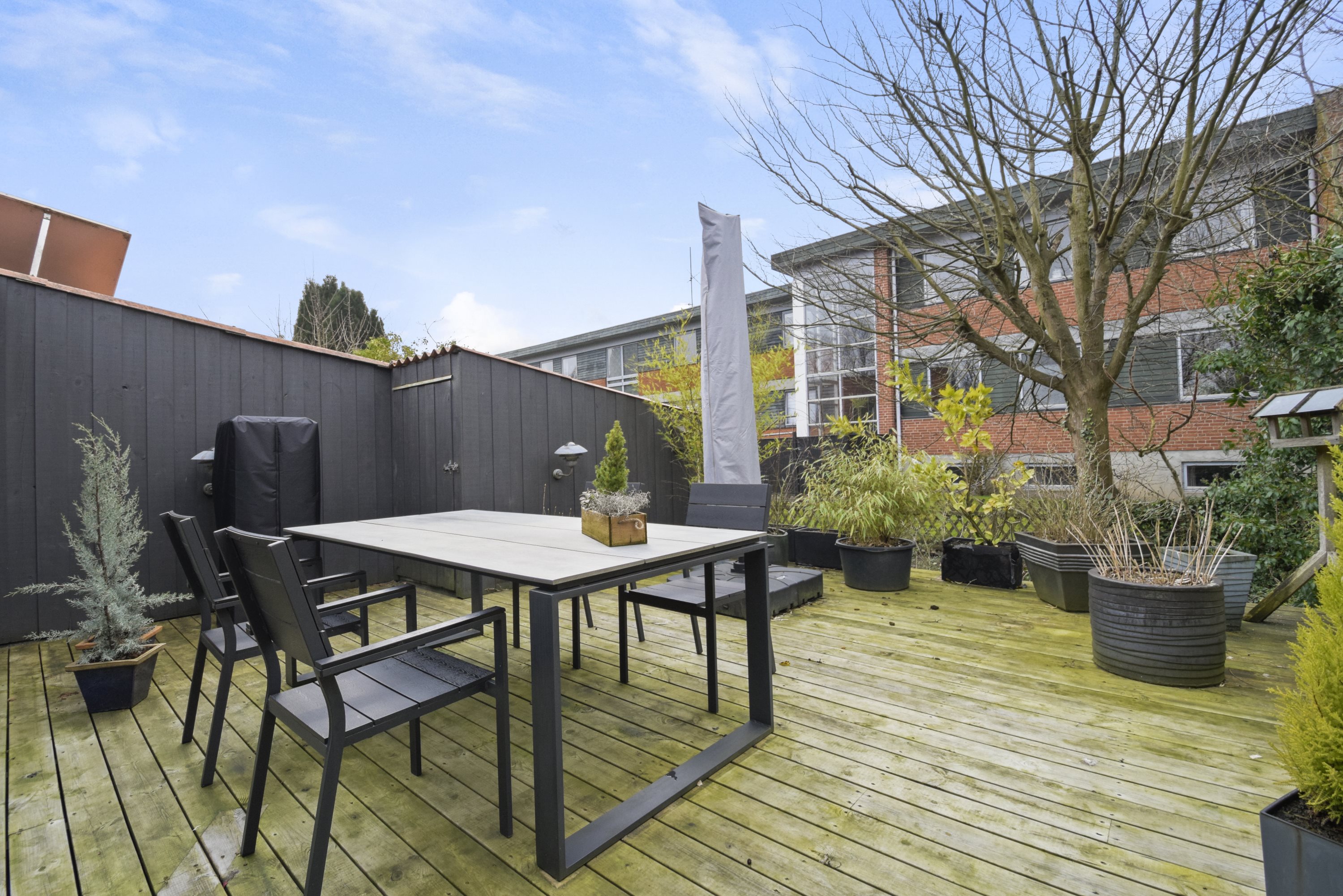 Fremhævet terrasse billede i fuldskærmstilstand. Billede af Oksevej 4, 6330 Padborg