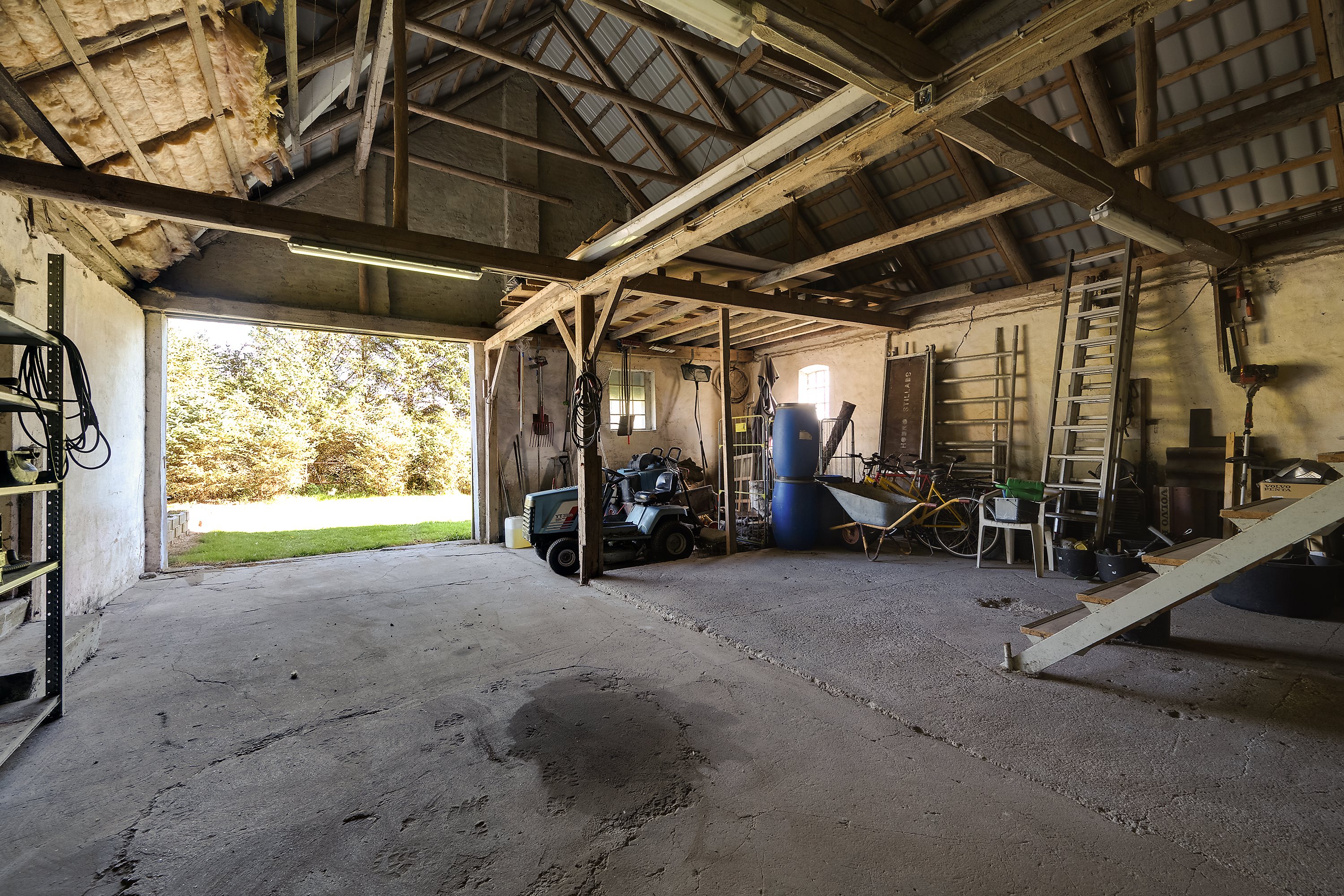 Fremhævet garage billede i fuldskærmstilstand. Billede af Enshøjvej 5, Mejlby, 9610 Nørager