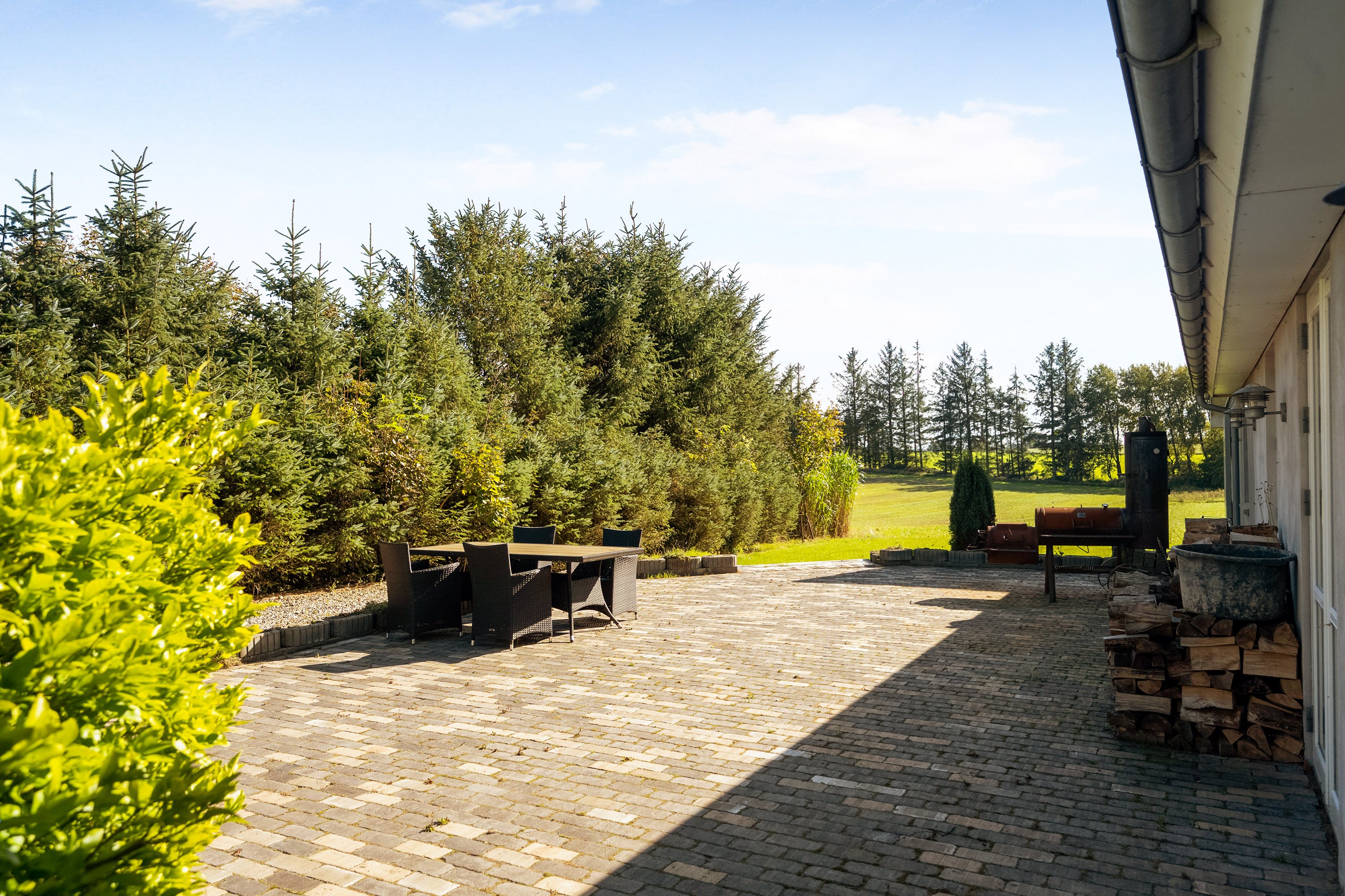 Fremhævet terrasse billede i fuldskærmstilstand. Billede af Enshøjvej 5, Mejlby, 9610 Nørager