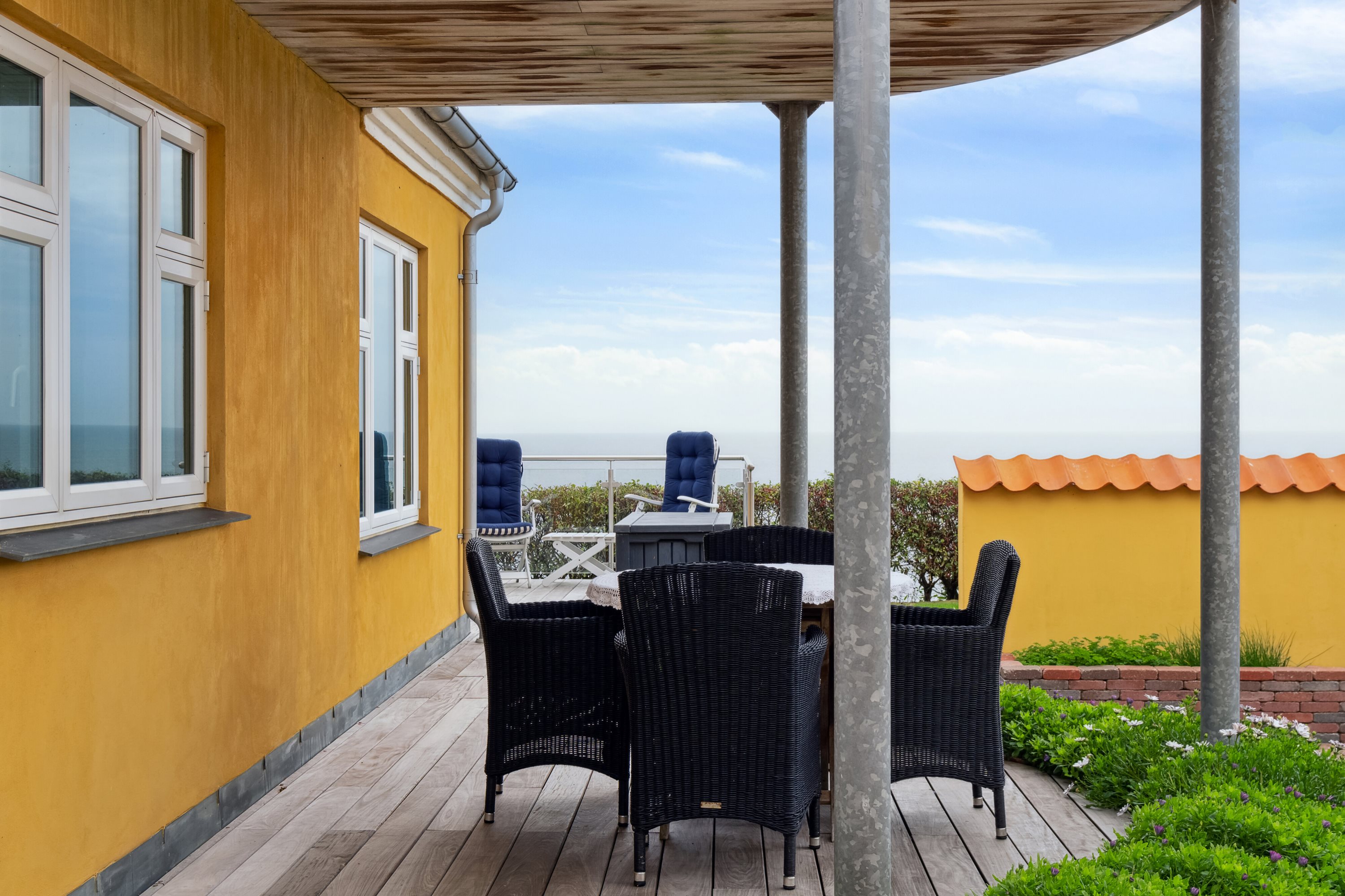 Fremhævet terrasse billede i fuldskærmstilstand. Billede af Vestre Havnevej 16, Havnebyen, 4583 Sjællands Odde