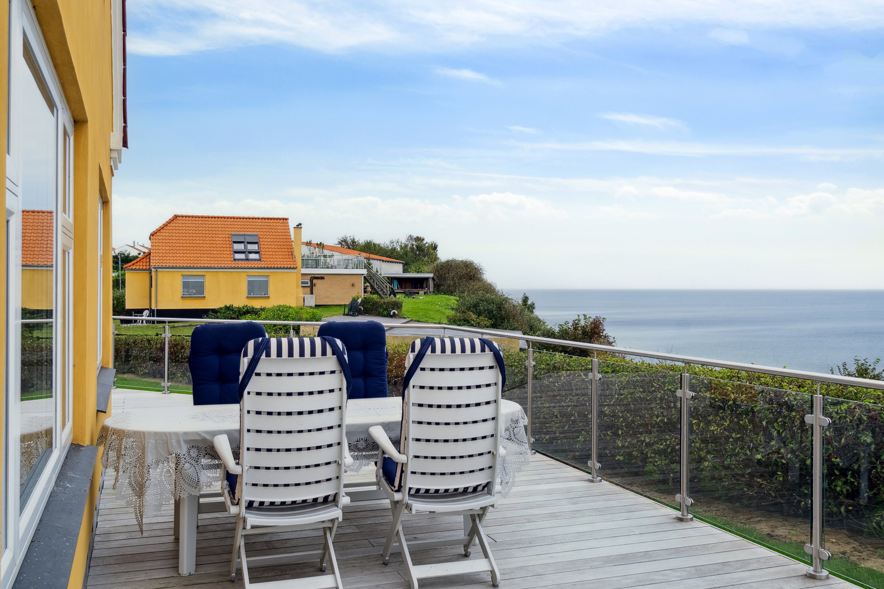 Fremhævet terrasse billede i fuldskærmstilstand. Billede af Vestre Havnevej 16, Havnebyen, 4583 Sjællands Odde