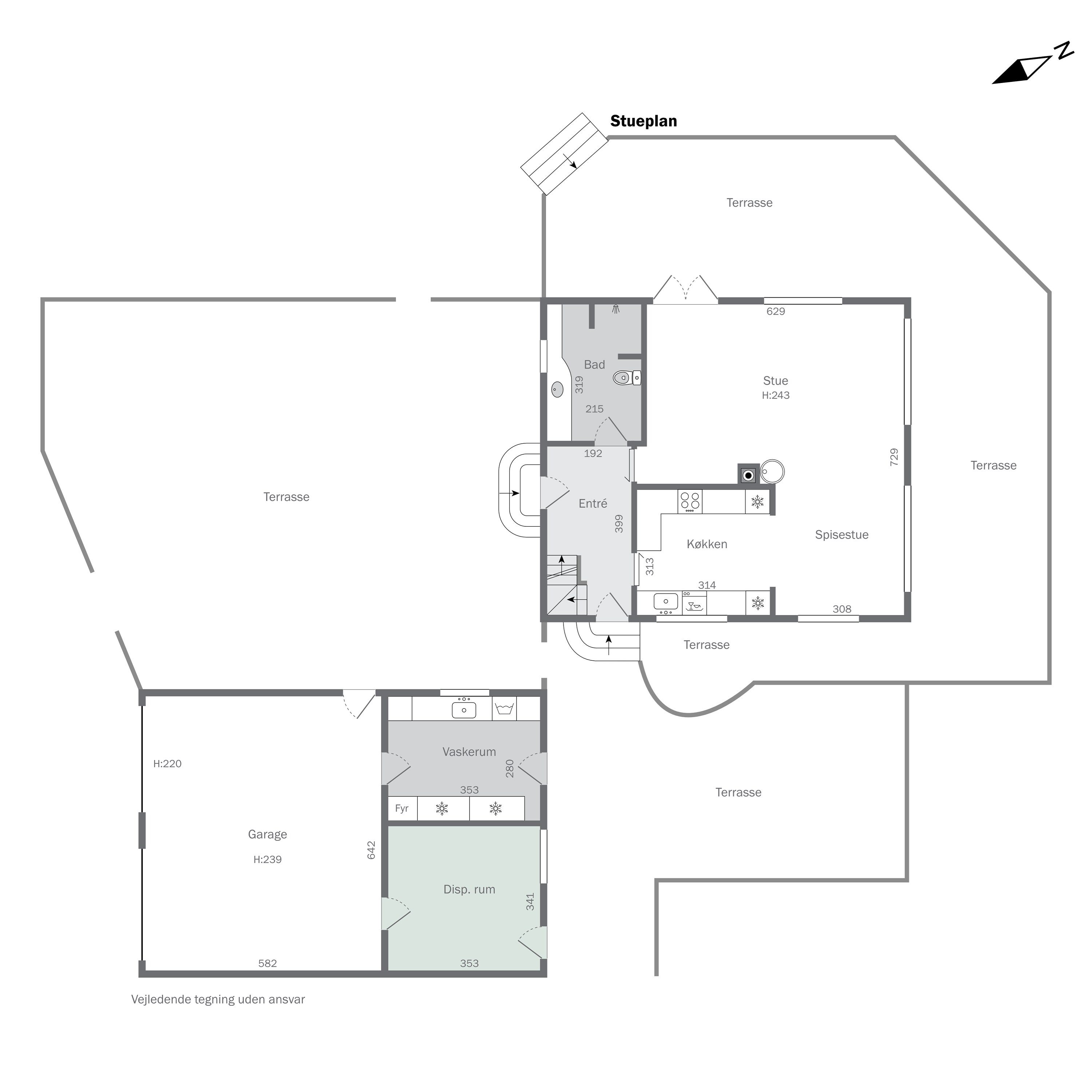 Plantegninger billede af Vestre Havnevej 16, Havnebyen, 4583 Sjællands Odde