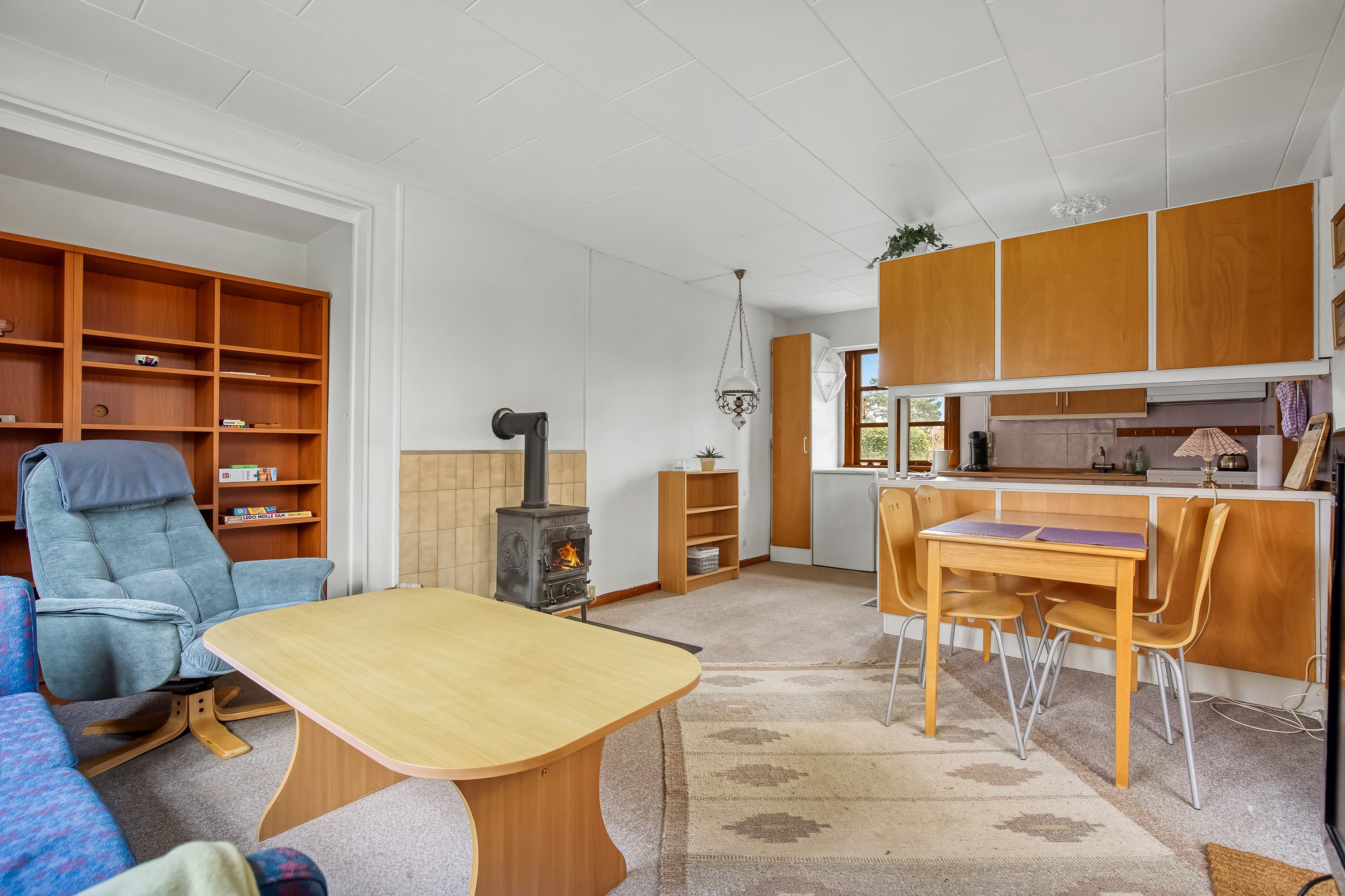 Fremhævet stue billede i fuldskærmstilstand. Billede af Mosesvinget 11, Kulhuse, 3630 Jægerspris