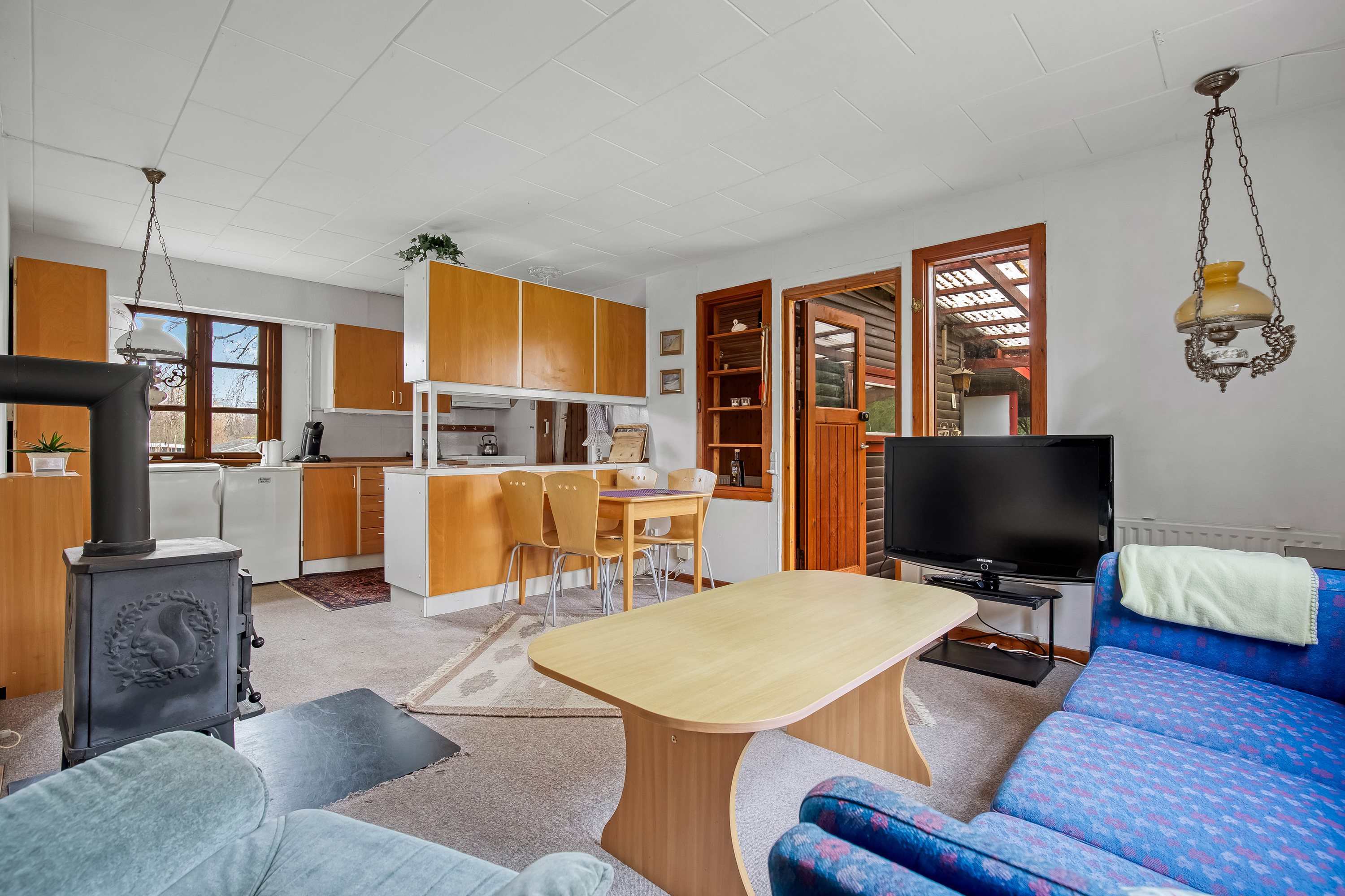 Fremhævet stue billede i fuldskærmstilstand. Billede af Mosesvinget 11, Kulhuse, 3630 Jægerspris