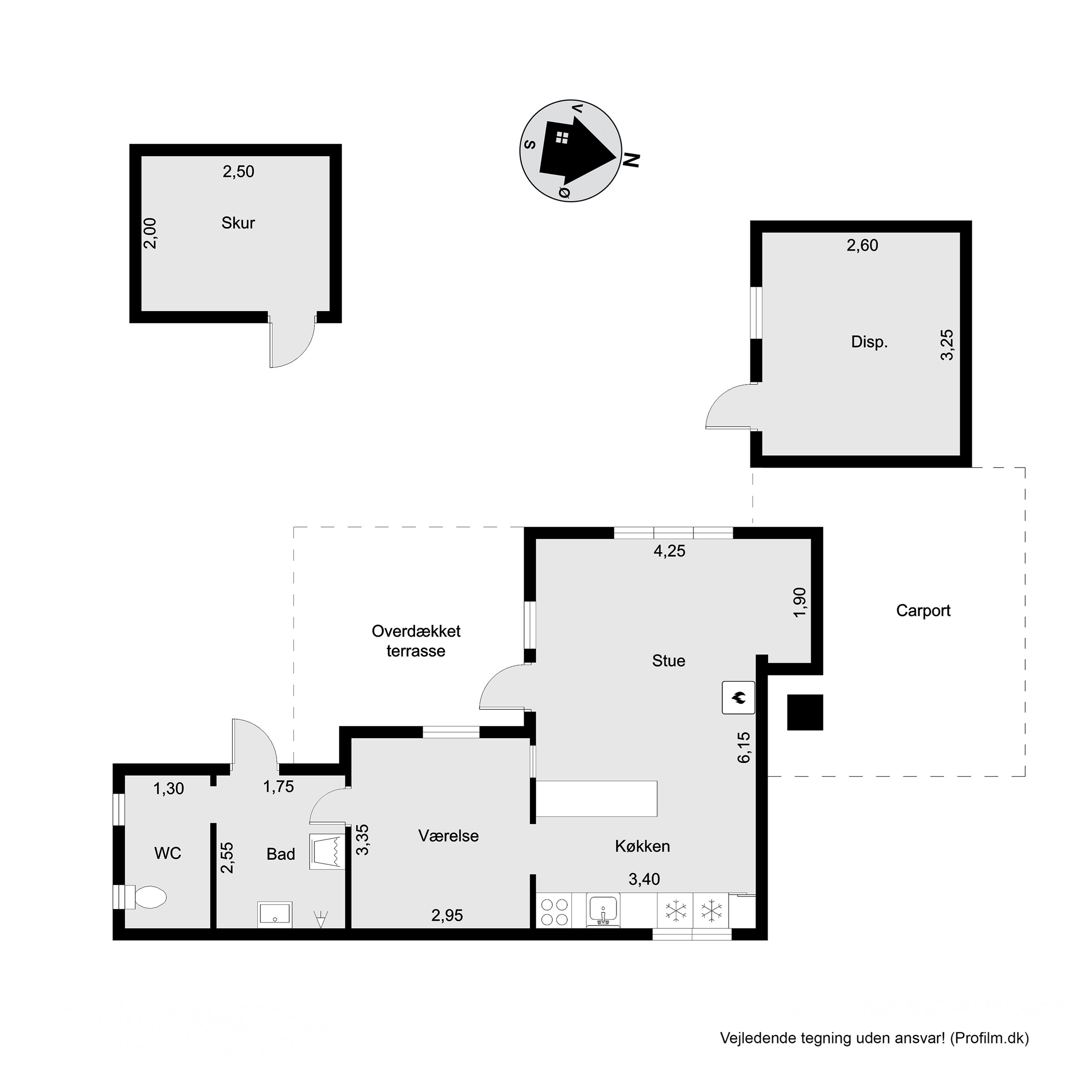 Plantegninger billede af Mosesvinget 11, Kulhuse, 3630 Jægerspris