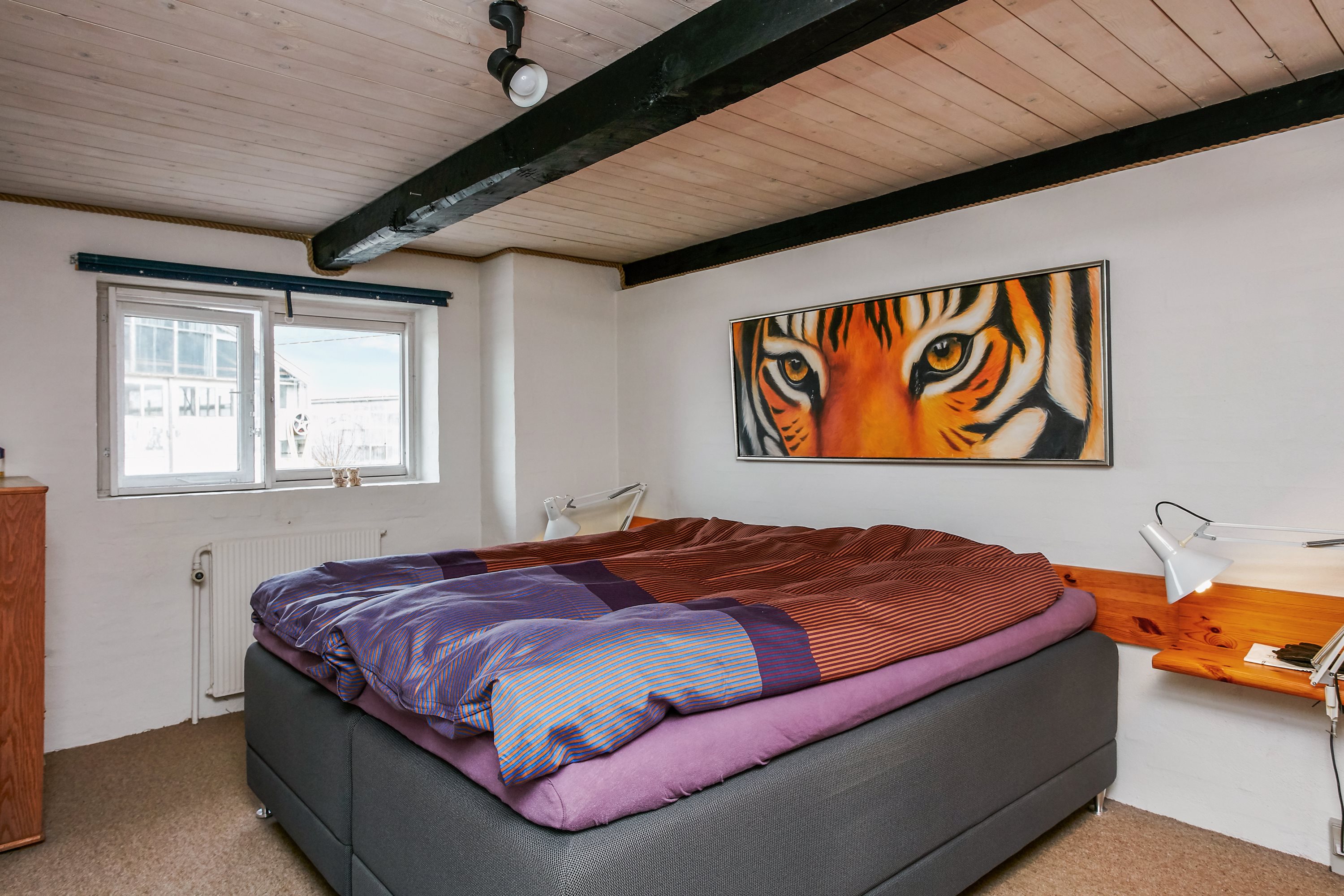 Fremhævet soveværelse billede i fuldskærmstilstand. Billede af Oddervej 11, Søvind, 8700 Horsens