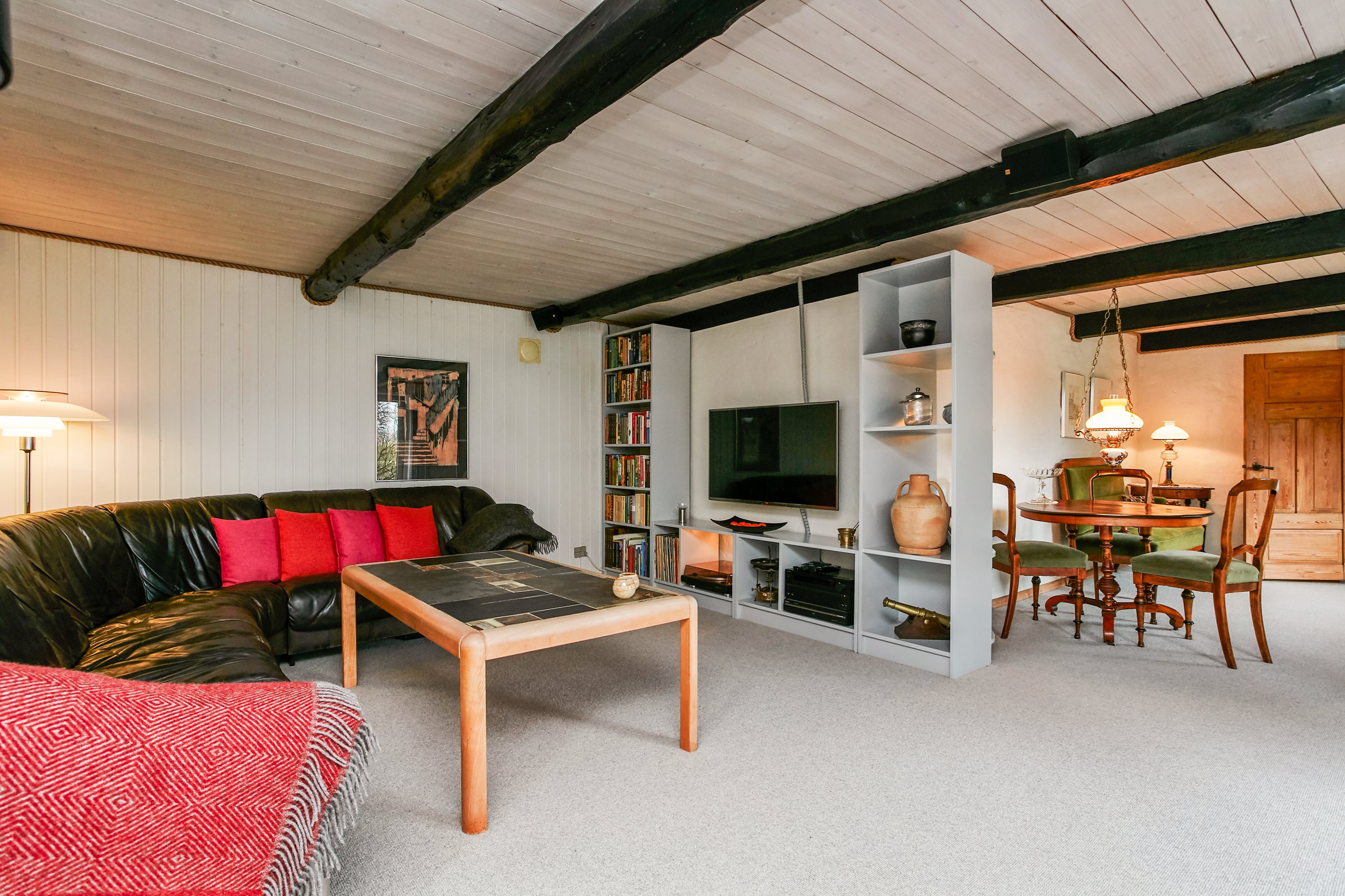 Fremhævet stue billede i fuldskærmstilstand. Billede af Oddervej 11, Søvind, 8700 Horsens