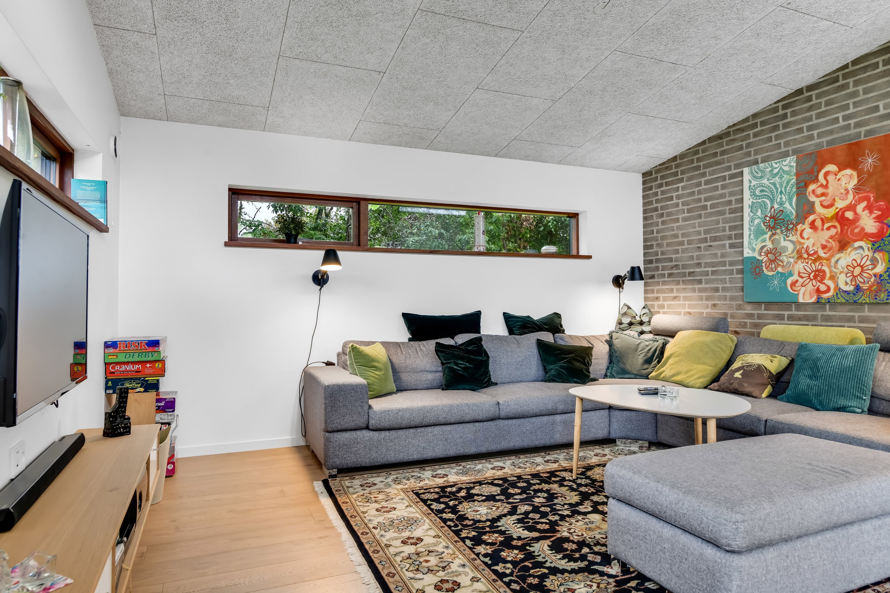 Fremhævet stue billede i fuldskærmstilstand. Billede af Horntoftevej 12, 6857 Blåvand